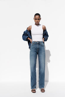 TRF-jeans med hög midja