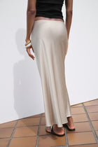 SATIN MIDI-KJOL