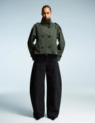 Trenchcoat med knappar 