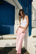 SATIN MIDI-KJOL