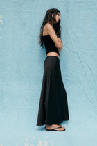 SATIN MIDI-KJOL