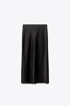 SATIN MIDI-KJOL