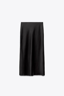 SATIN MIDI-KJOL