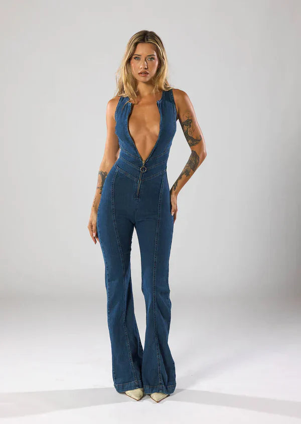 JEANSJUMPDRÄKT