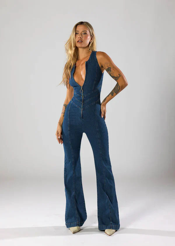 JEANSJUMPDRÄKT