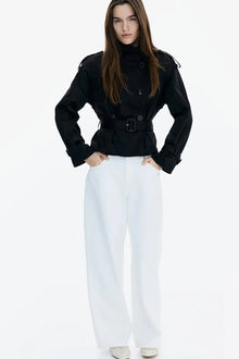 Trenchcoat med knappar 