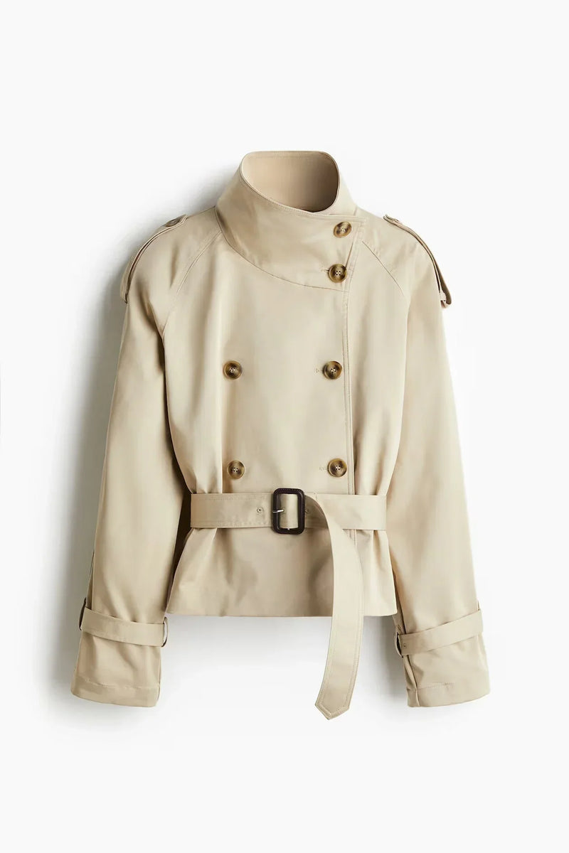 Trenchcoat med knappar 