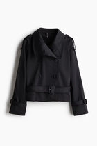 Trenchcoat med knappar 
