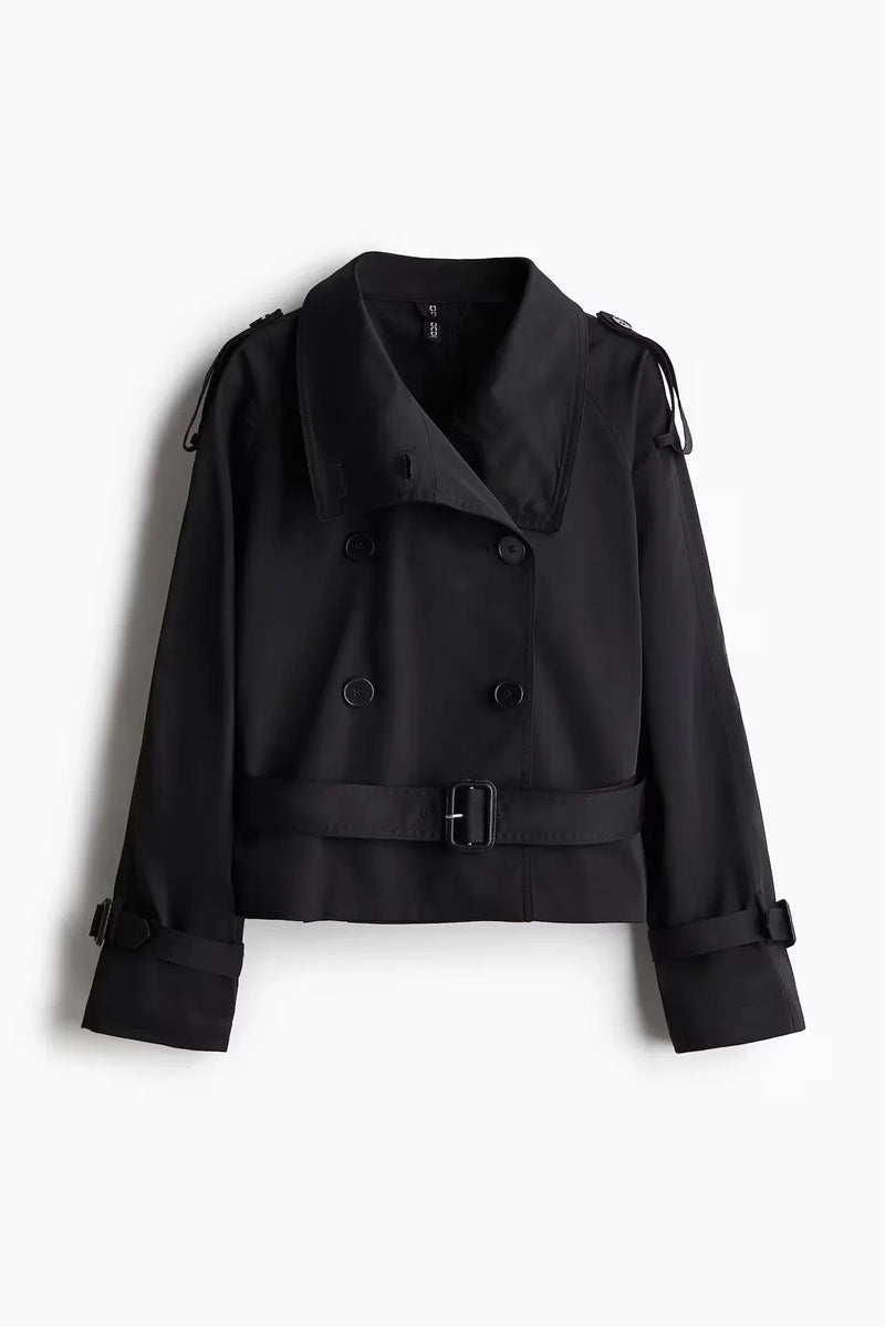 Trenchcoat med knappar 