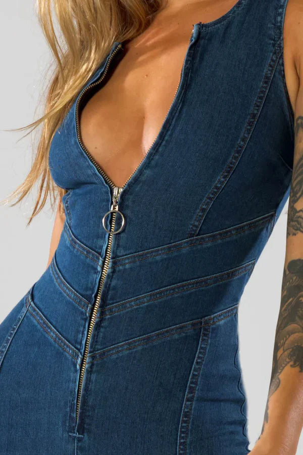 JEANSJUMPDRÄKT