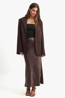 SATIN MIDI-KJOL