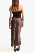 SATIN MIDI-KJOL
